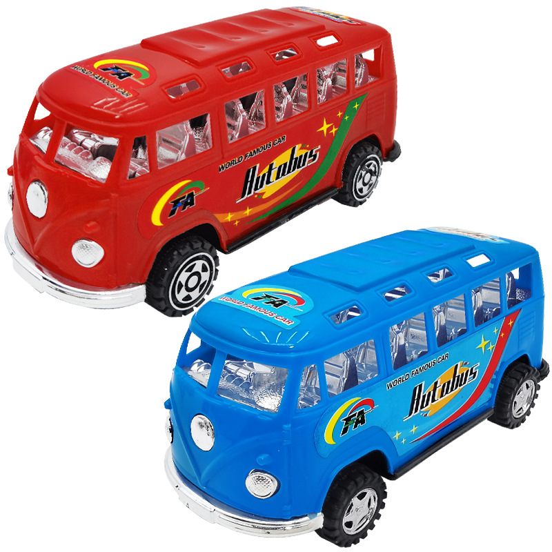 Inertial bus, novel toy car, inertial bus, Huili bus, educational and popular toys wholesale Item Picture
