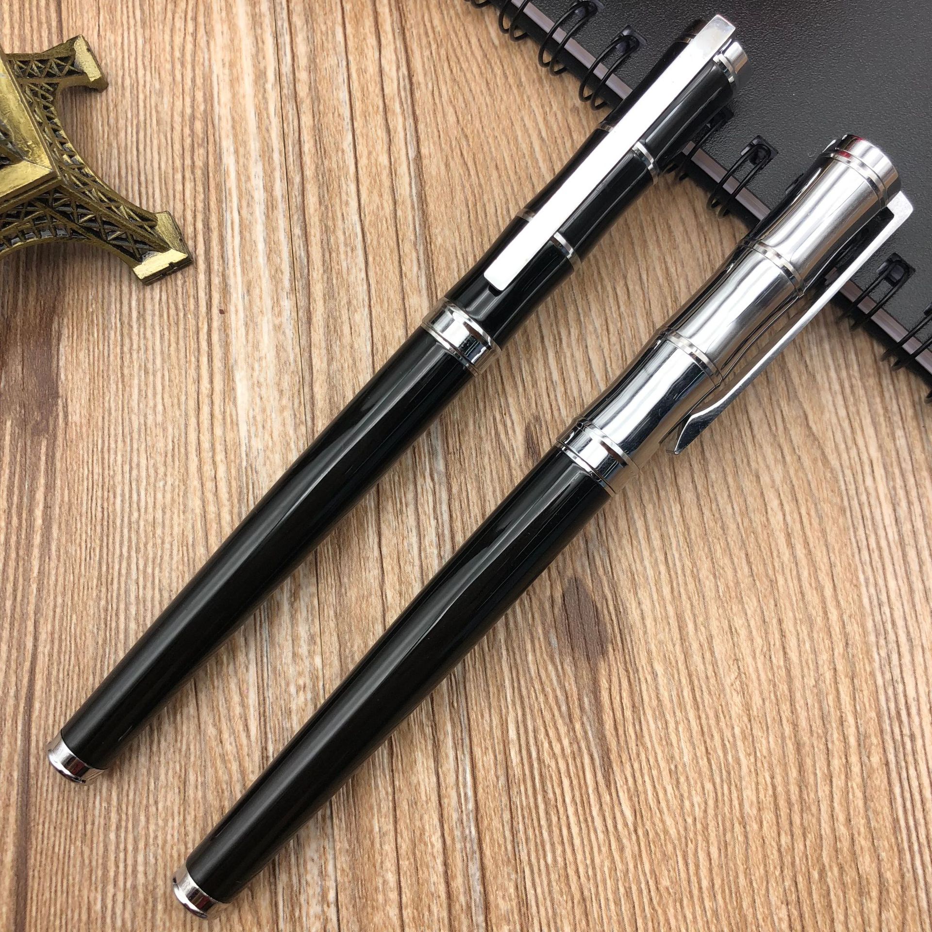 The manufacturer wholesels new bamboo joint signature pens, metal bead pens, business pens and hotel pens that can print logos details Picture