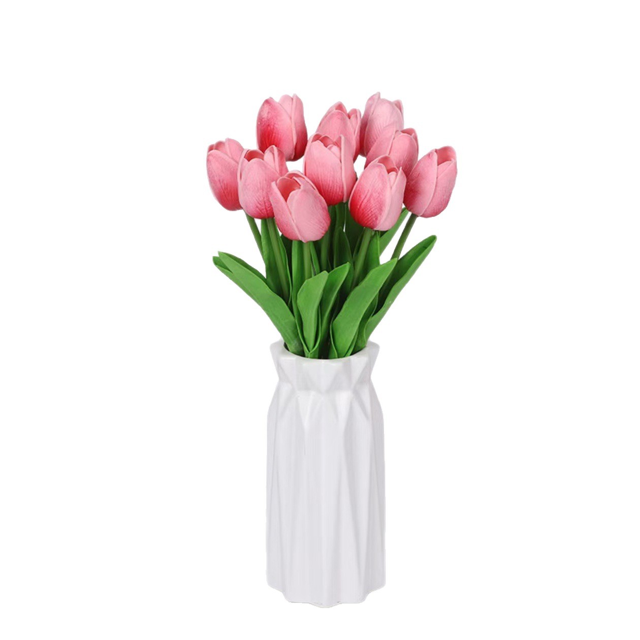 Factory direct sales of PU tulips with a touch of glue, calla lilies, artificial flowers, single stems wholesale, home living room and bedroom artificial flowers Item Picture