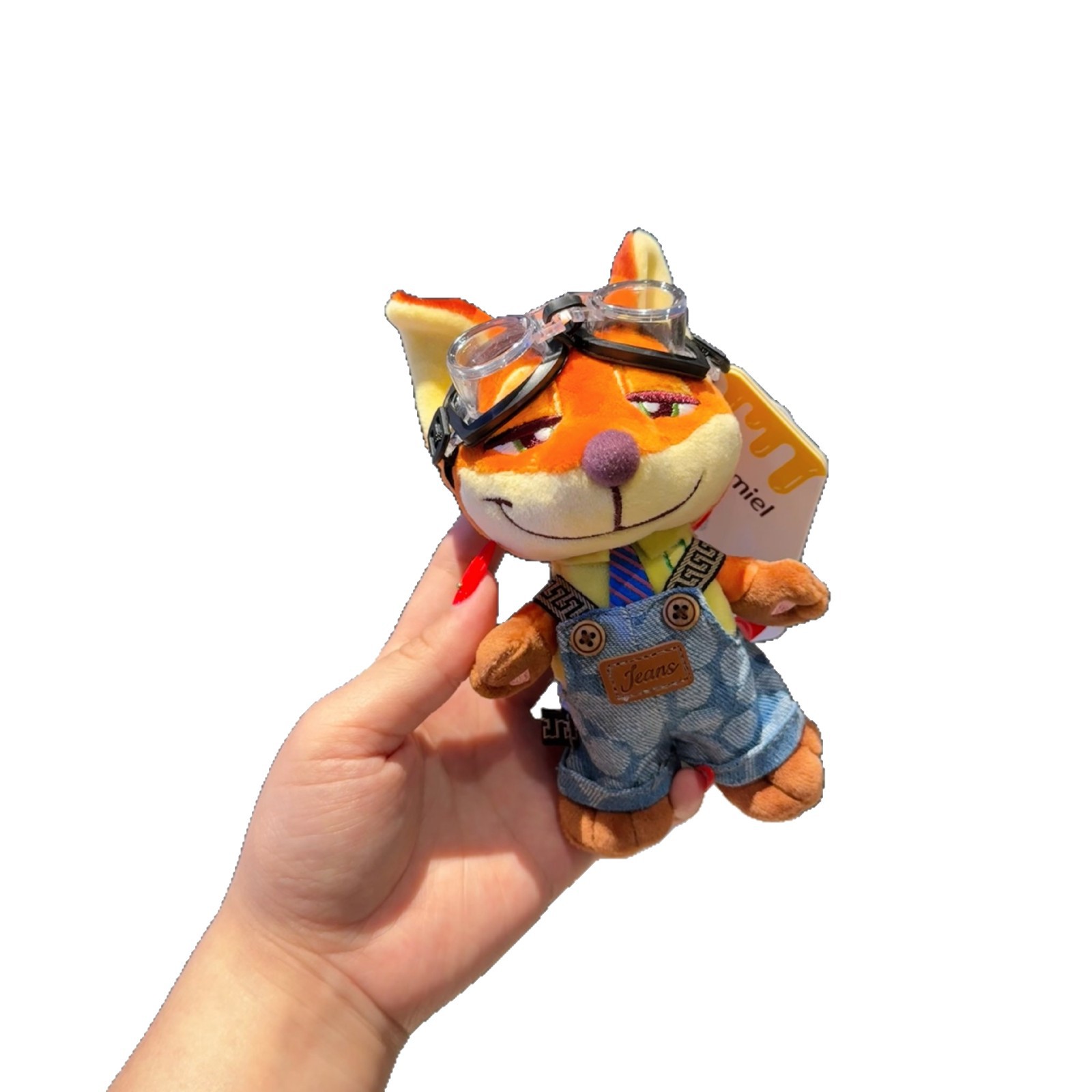 Genuine Zootopia little Fox Nick plush pendant, bag accessory, cute keychain accessory, high appearance level, doll, ins style Nick figurine Item Picture