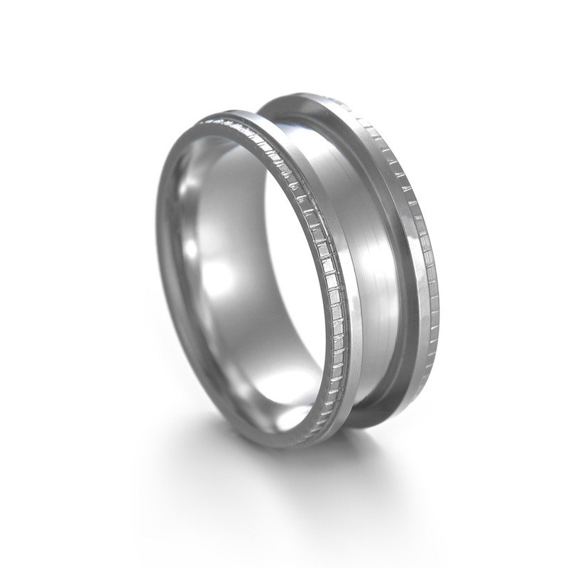 Cross-border source DIY fringed stainless steel handmade ring material accessory combination personalized jewelry wholesale Item Picture