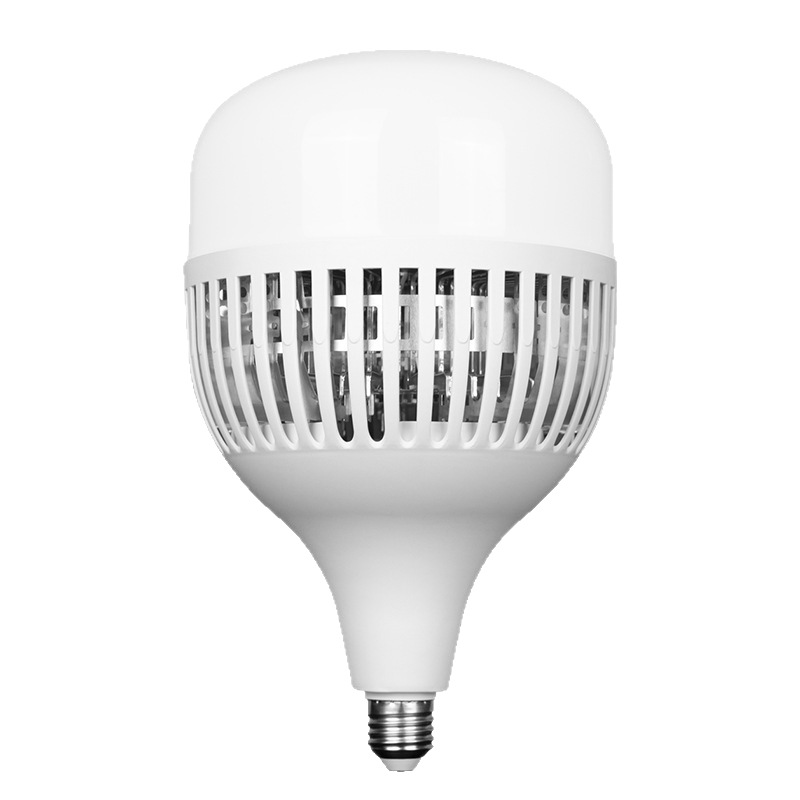 led bulb screw fin ultra-bright and strong light E27 screw bulb durable high-brightness lighting lamp for factory workshop, original Item Picture