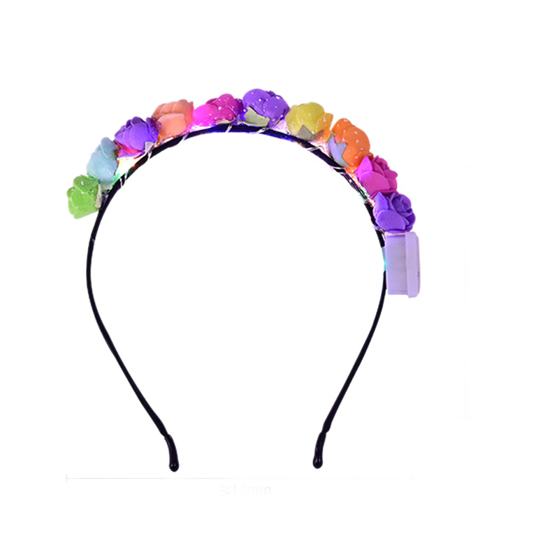 Flower wreath headband headwear Headwear Headband ground promotion wholesale scan code event May 1st Kindergarten Scenic Spot Headband Headwear Item Picture