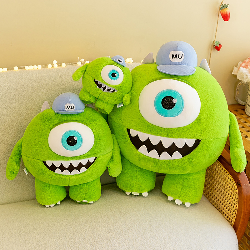 网红爆款麦克斯大眼仔毛绒玩具手提包公仔剪刀机娃娃抓机厂家批发