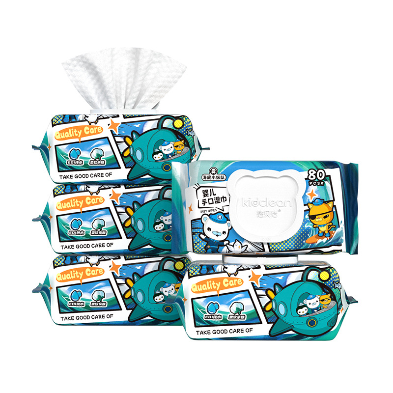 Large packs of household wet wipes, pure water wet wipes, cleaning large packs of baby household wet wipes, large packs of household wet wipes Item Picture