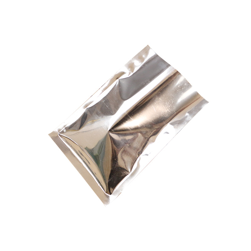 Aluminum-coated flat bags in stock, composite three-side sealed bags, food aluminum foil bags, facial mask bags, accessories, packaging bags wholesale Item Picture