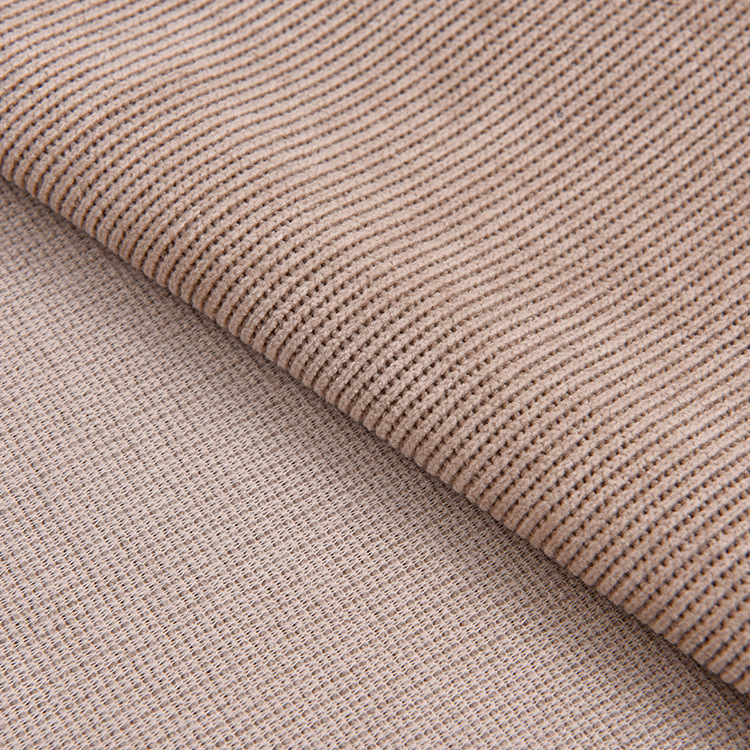 In stock for autumn and winter, 300g European cotton fleece ultra-fine knitted elastic fabric fashion pants and jackets are made of Shere fleece fabric Specification image