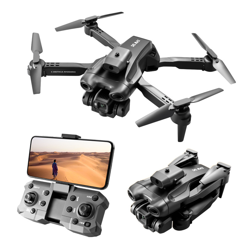Wholesale of cross-border s12 optical flow positioning three-sided obstacle avoidance unmanned aerial vehicle 4K high-definition aerial photography 150° overhead shooting remote control aircraft Item Picture