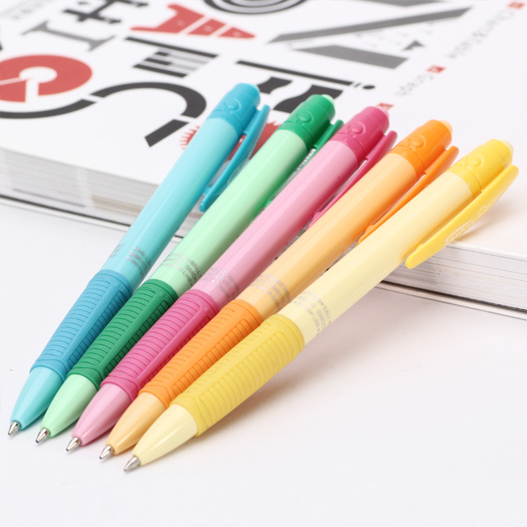 Wholesale ballpoint pen 5780 plastic press ballpoint pen 0.7MM Ballpoint pen blue advertising promotion pen Specification drawing