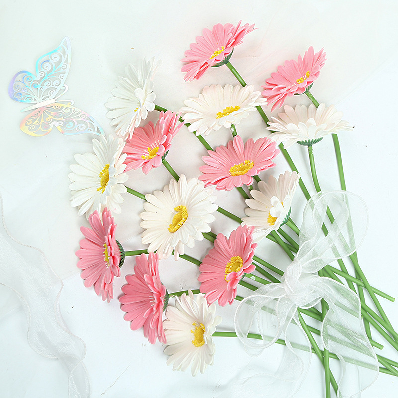 Artificial flowers, PU daisies, chamomile, living room dining table decorations, flower art ornaments, photo props, decorative artificial flowers wholesale Application Scenario