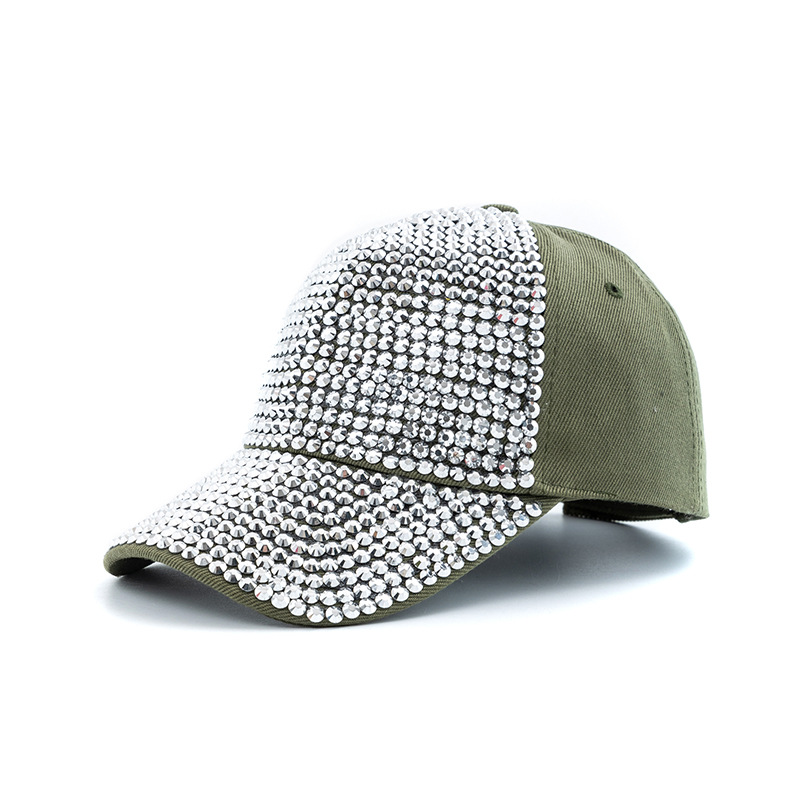 Huakai's Spring and summer new cross-border exclusive Korean-style trendy full diamond baseball cap and sunshade outdoor sun hat Application Scenario