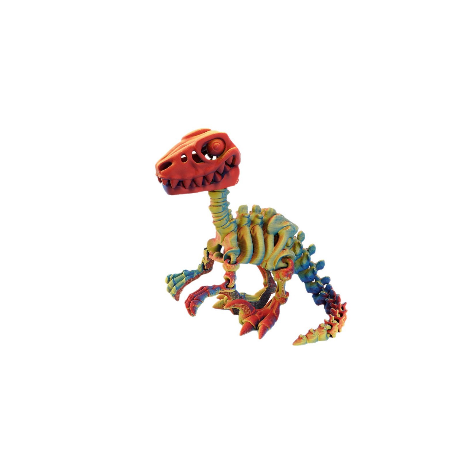 3D printing cross-border exclusive best-selling Velociraptor dinosaur series fun toys, figurines, gifts, skeleton simulation Item Picture