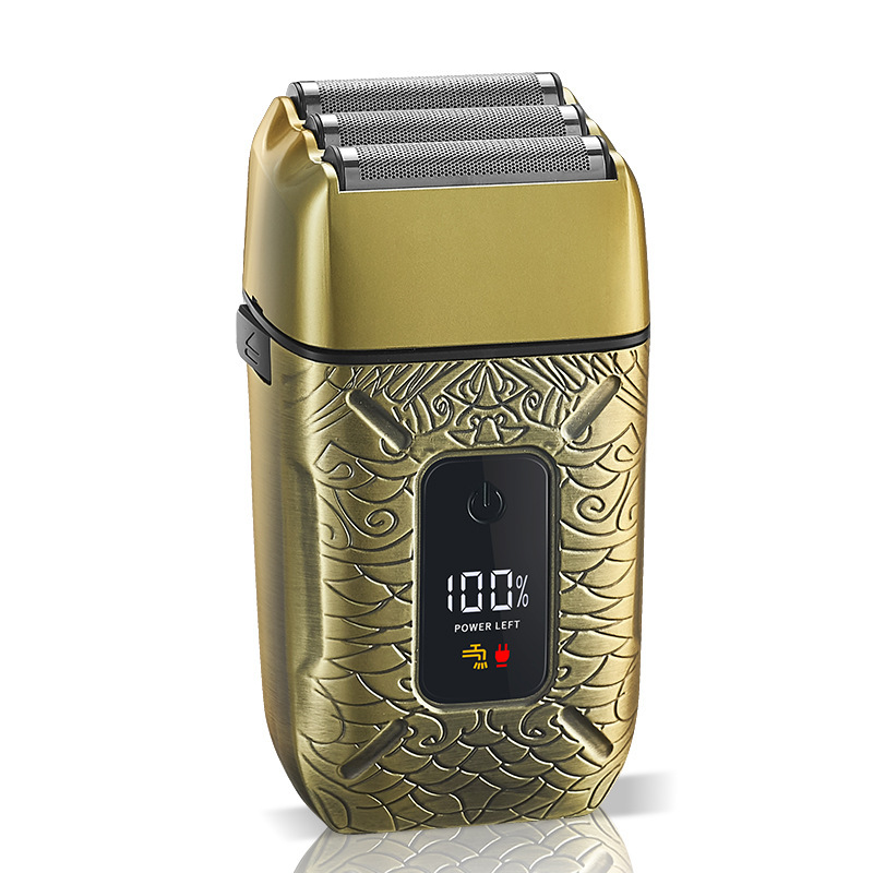 Cross-border new product: all-metal body shaver, full-body washable 3-blade mesh beard razor, home shaving machine, whitening device Item Picture