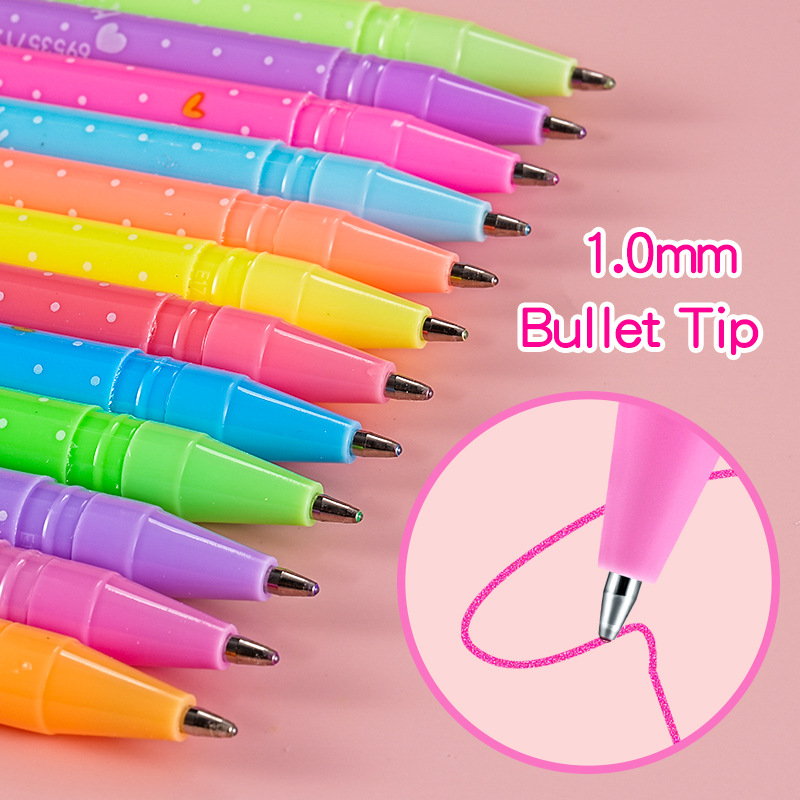 Children's flash Pen 48-color set, pearlescent gel, hand-drawn and hand-drawn notebook pen, pastel pen, fluorescent marker pen, for students details Picture