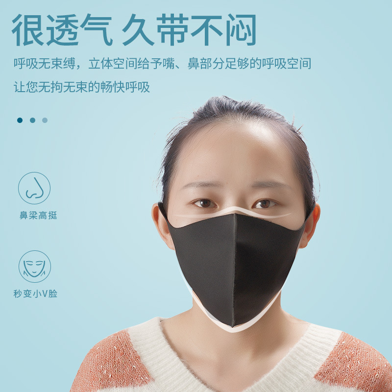 一次性口罩实物图