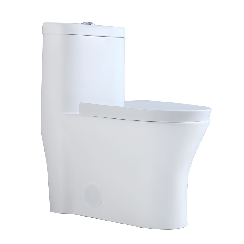 Cupc-certified cross-border exclusive large pipe toilet, silent flush ceramic toilet that is not prone to clogging Item Picture