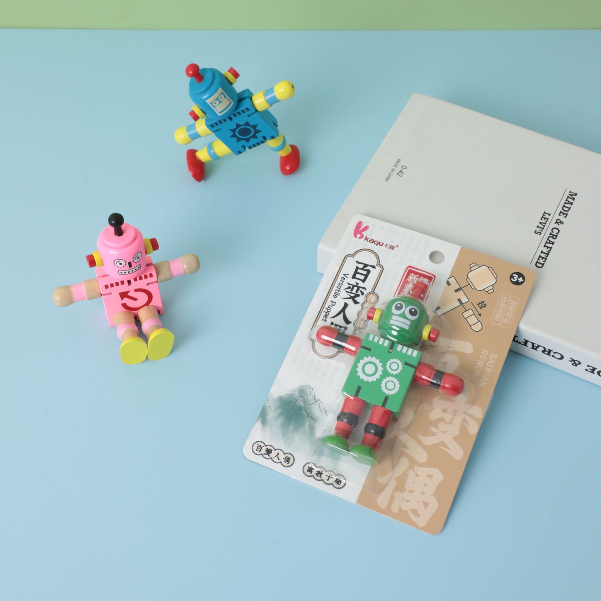 Traditional outdoor wooden toys, versatile dolls, small school toys, educational toys, children's outdoor wooden dolls Application Scenario