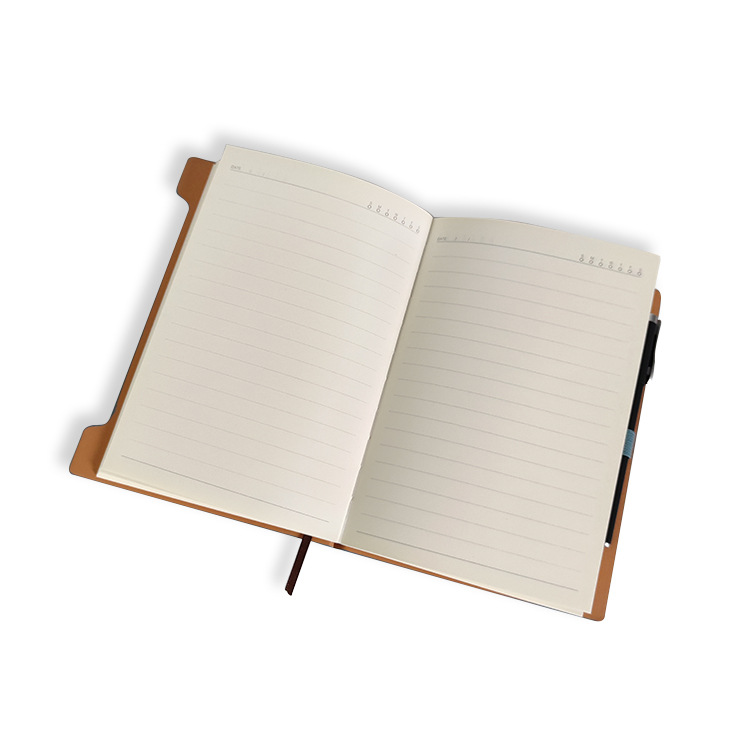 雅隆跨境高品质办公用品A5皮革复古成分笔记本产品图