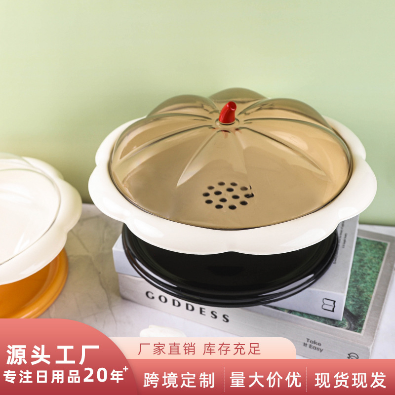 Dopamina alto aspecto horizontal con tapa compota hogar sala de estar asfalto snack plato details Picture