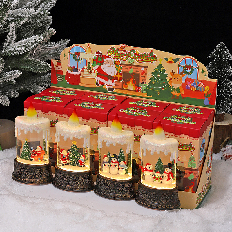 Creative crystal ball, small horse lantern, mini and cute luminous table decoration, night light, children's Christmas gift wholesale