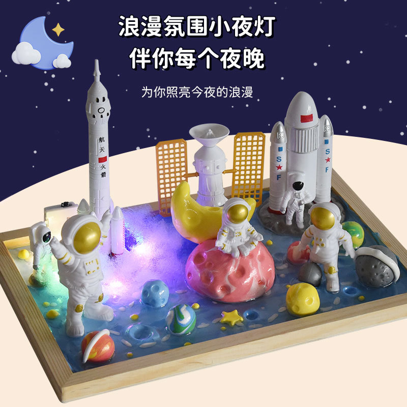 New sand table micro-landscape military aviation series children's handmade diy material packs, epoxy resin scene boys' toys Specification image