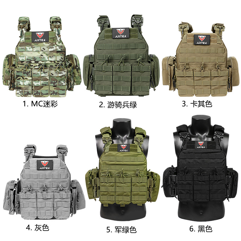 Yitu Tactical Outdoor Military enthusiast quick-release tactical Vest, cross-border bestseller, CS equipment training and protection board tactical vest Specification image