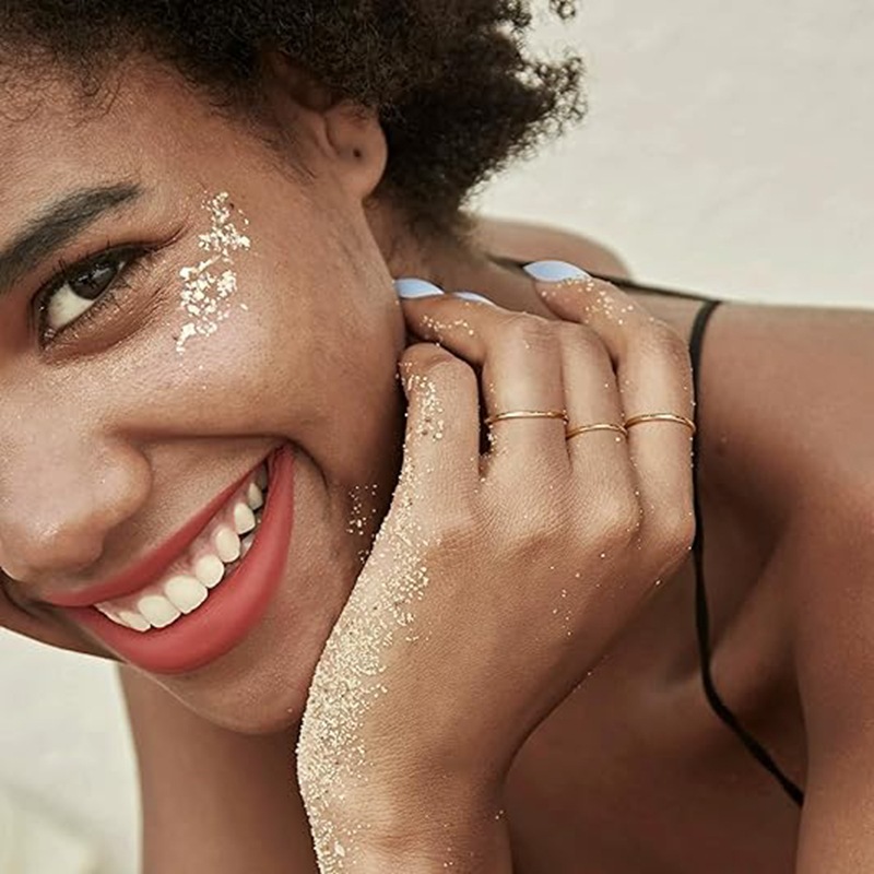 14K gold-plated set ring, 1mm inner and outer arc fine ring, plain ring, simple Japanese and Korean ring, trendy index finger tip Application Scenario