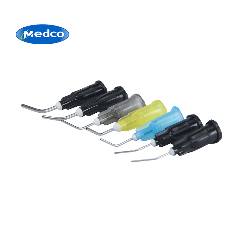 Cross-border exclusive dental delivery head elbows, various specifications of oral resin etching agent injection heads, paste delivery needles