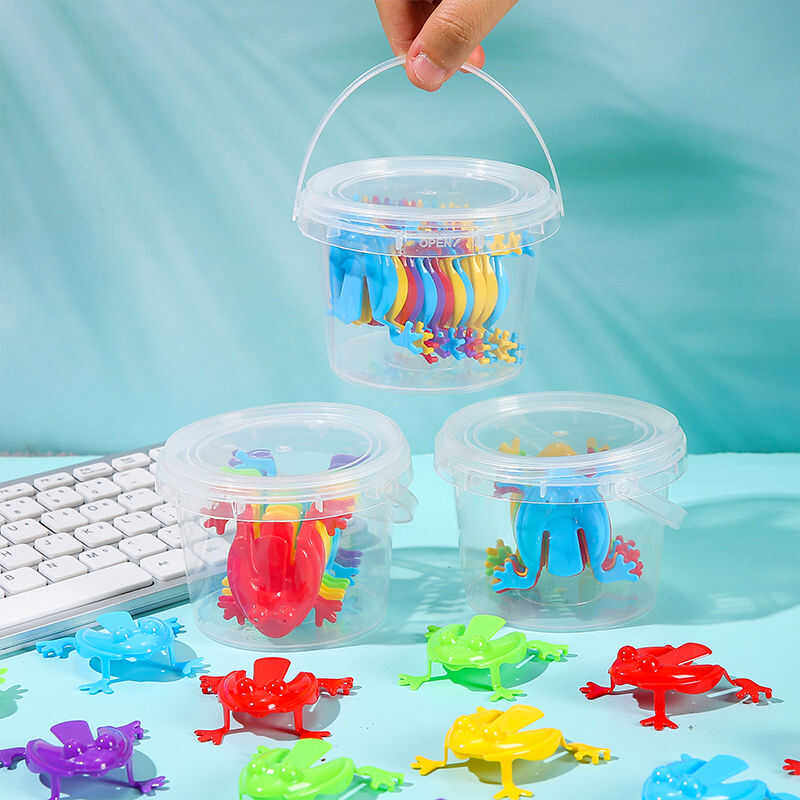 Mini jumping frogs, parent-child interactive plastic bouncing toads, nostalgic toys for children born in the 80s and 90s