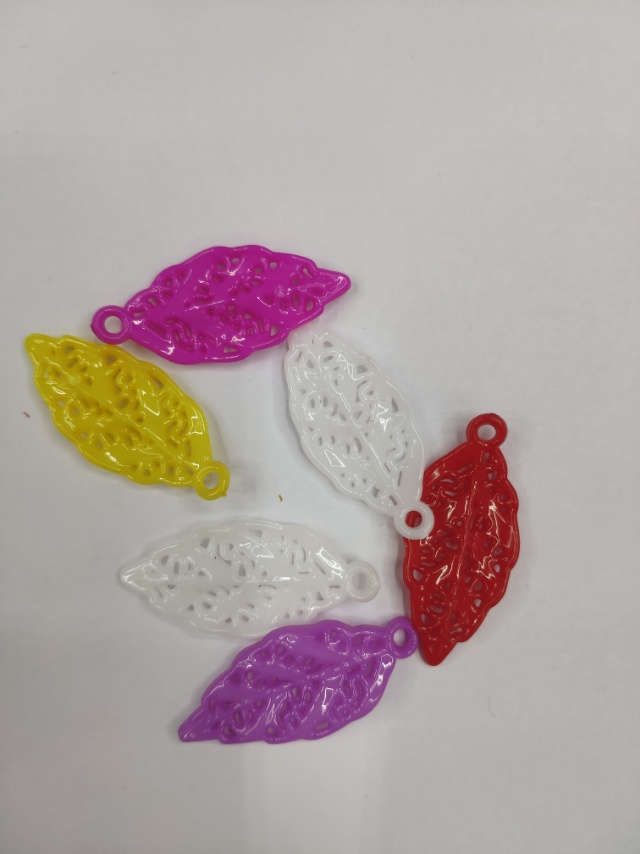 DIY jewelry accessories, cartoon maple leaf color solid color jewelry accessories