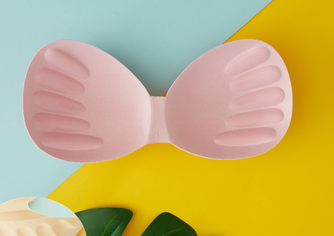 High-Grade One-Piece Thickened One-Piece Five-Finger Mold Cup Massage Underwear Cup Can Be Wrapped Bra Sponge Breast Pad Insert details Picture