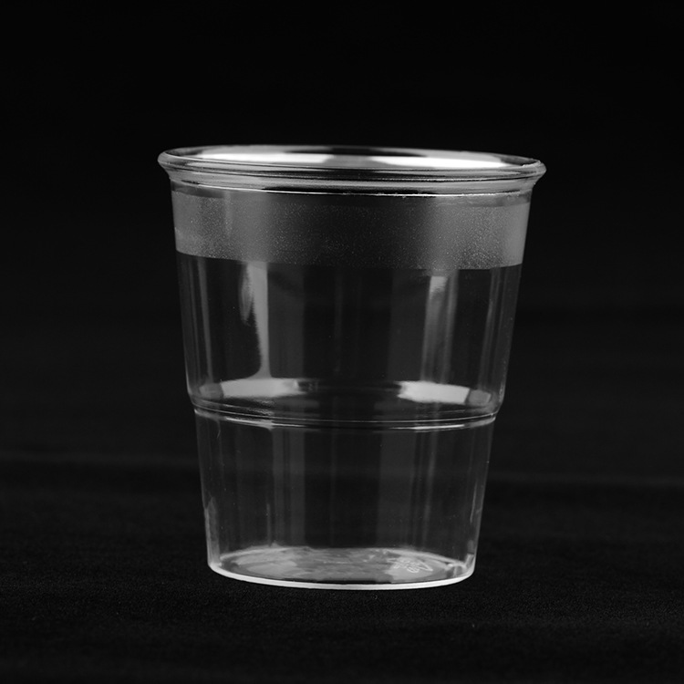 厂家直销3盎司一次性塑料杯子PS100毫升加厚航空杯广告杯印l产品图