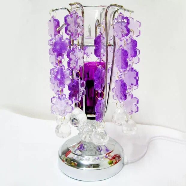 New genuine beaded sensor base aromatherapy festive and fashionable table lamp, European-style plug-in aromatherapy burner, Qixi Festival gift from the manufacturer Specification image