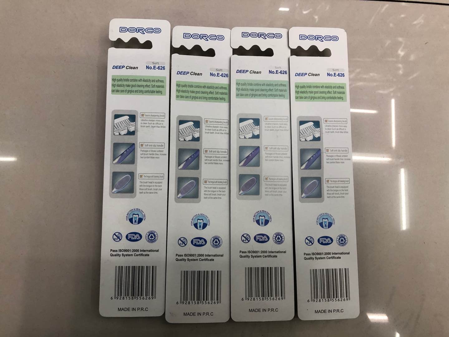 Dorco软毛牙刷12支装家庭套装超细软毛牙刷细节图