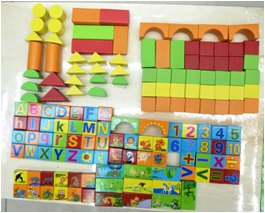 140+60 children's building blocks, wooden educational assembly toys, early education wooden bucket for babies, 1-2 years old, 3 boys and 6 girls Specification image