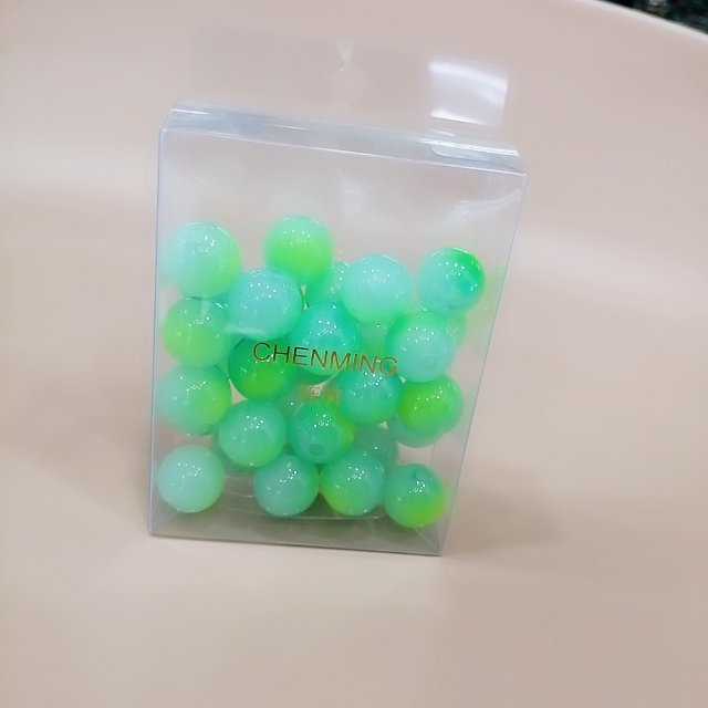 果冻亮彩12mm穿珠散珠半成品DIY饰品配饰产品图