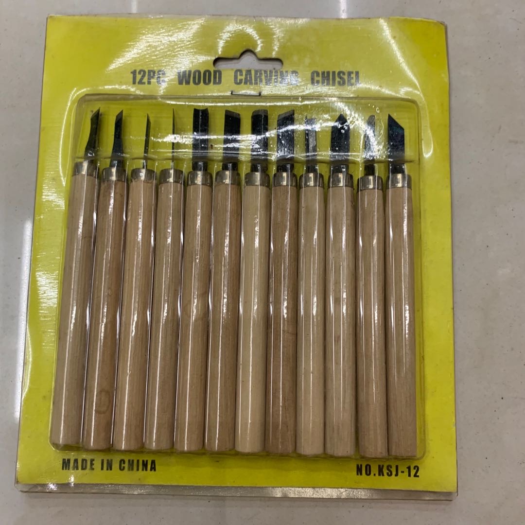 Student Art rubber seal carving knife set of 12 pieces thumbnail