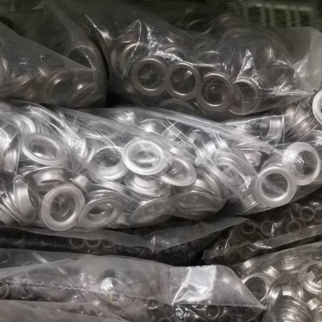厂家直销批发小号金属开花铝鸡眼 气眼 开花铝风眼 圆形铝鞋眼   凤眼扣 有眼纽扣 鞋材配件来样定制