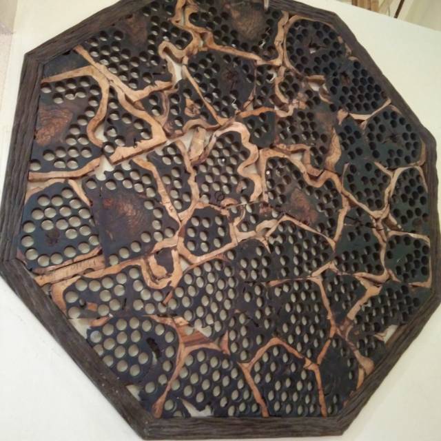 深色蜂巢沙木摆件  挂件  装饰品   雕刻