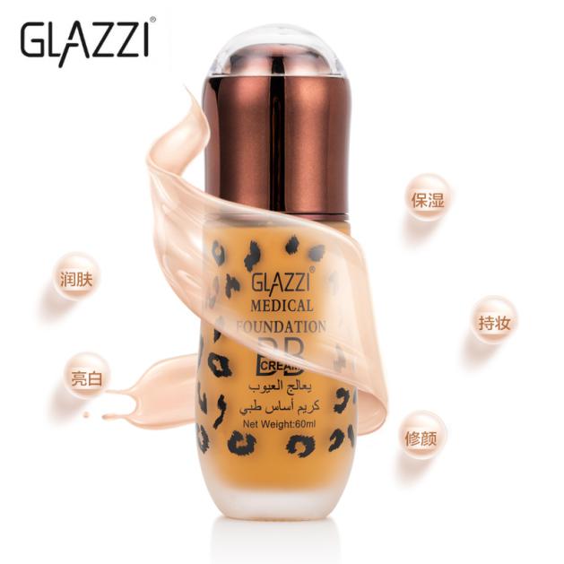 GLAZZI leopard foundation moisturizing concealer permanent non-decolorizing nude makeup concealer genuine wholesale manufacturers thumbnail