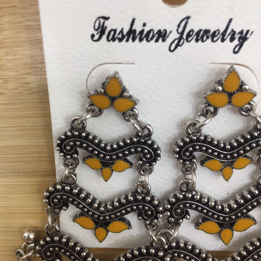 女士金属耳环耳饰欧美风格厂家直销来样订做产品图