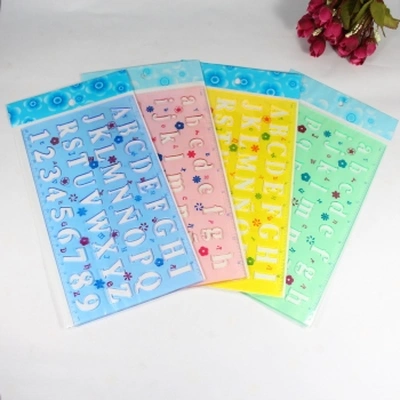 English Letter Board Template Uppercase Letter Ruler Color Template Plastic Ruler