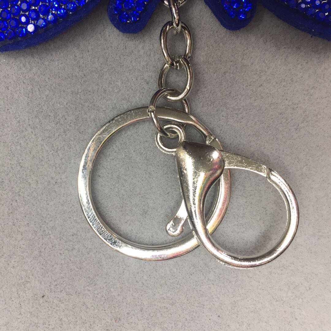 钥匙挂件箱包挂件水钻材质厂家直销细节图