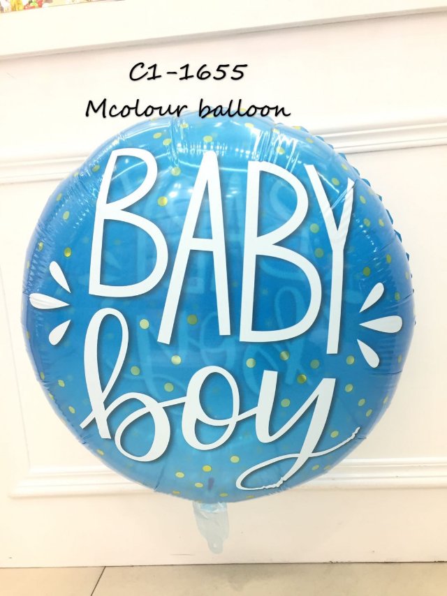 24-inch baby boy and girl aluminum film balloons, aluminum foil balloons, inflatable party toys manufacturer wholesale details Picture