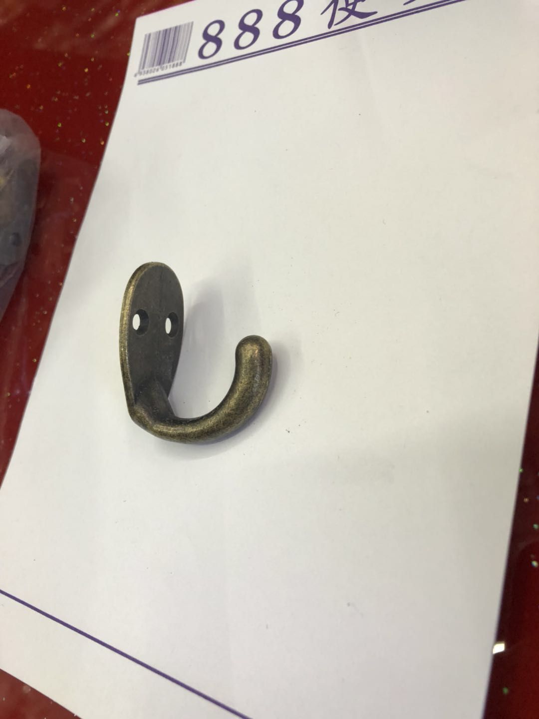 Custom-made antique bronze wall decoration hooks and retro creative iron hooks