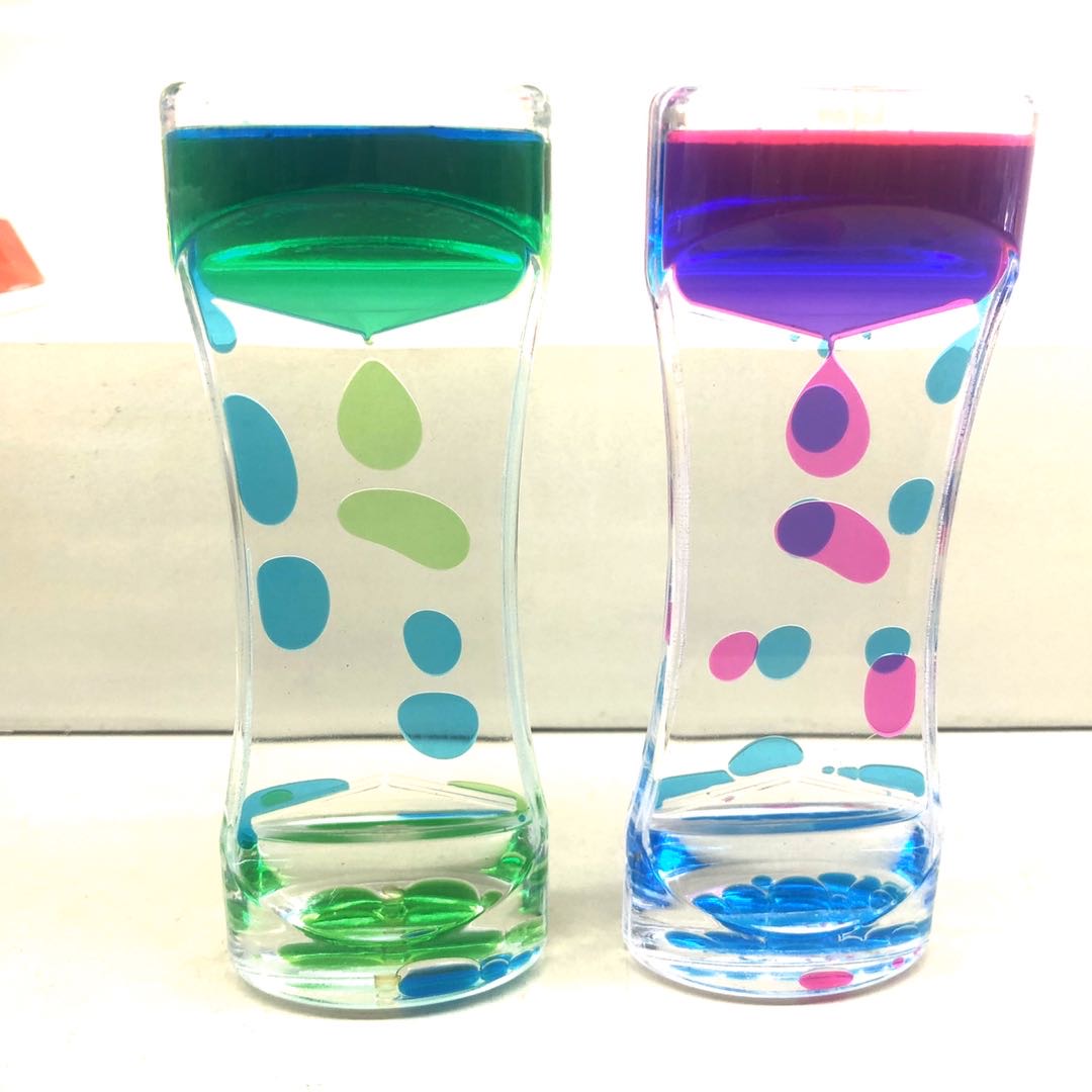 油漏水滴油滴沙漏计时器创意摆件儿童装饰品送女生日礼物