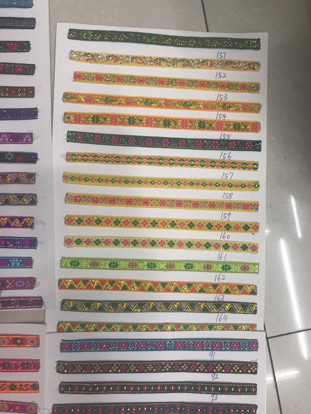 民族花边苗族特色服装辅料服装饰品小花刺绣批发定制花边辅料