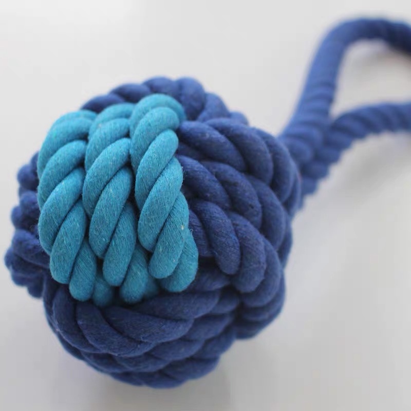 Medium And Large Dog Toy Bite Knot Rope Ball details Picture