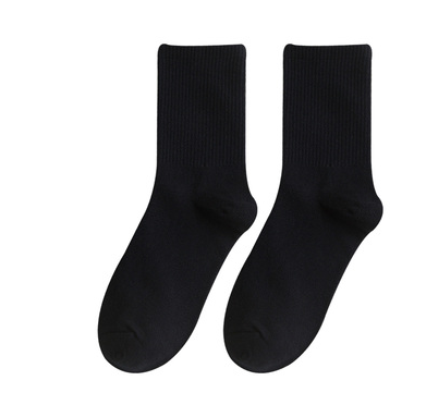 新款春秋纯棉袜子男士中筒商务精梳棉防臭纯棉