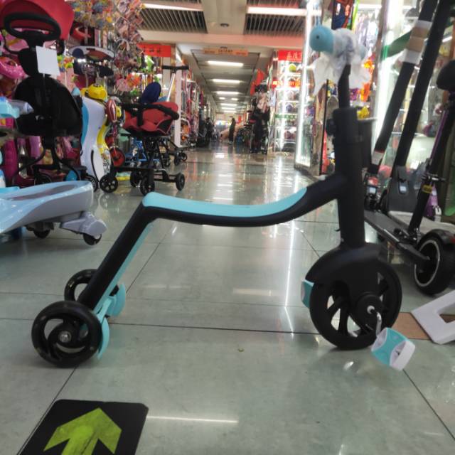 平衡学步车玩具自行车宝宝小孩单滑三轮车详情图1